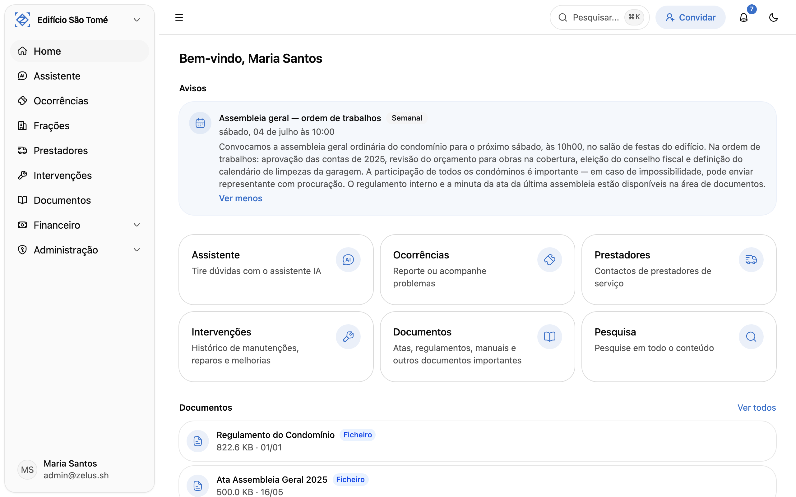 Aviso na página inicial com o texto expandido após tocar em Ver mais